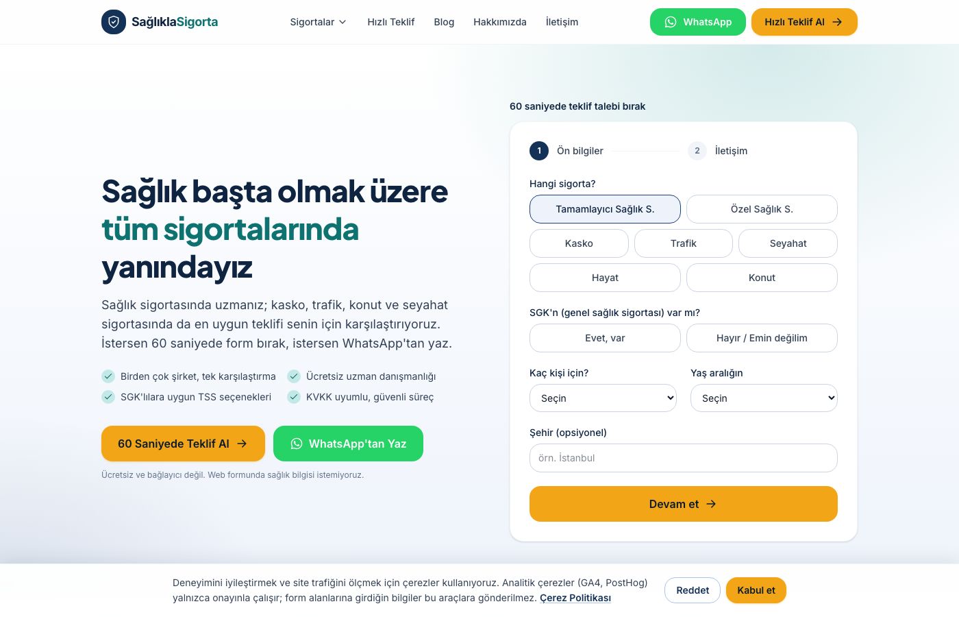 Sağlıkla Sigorta