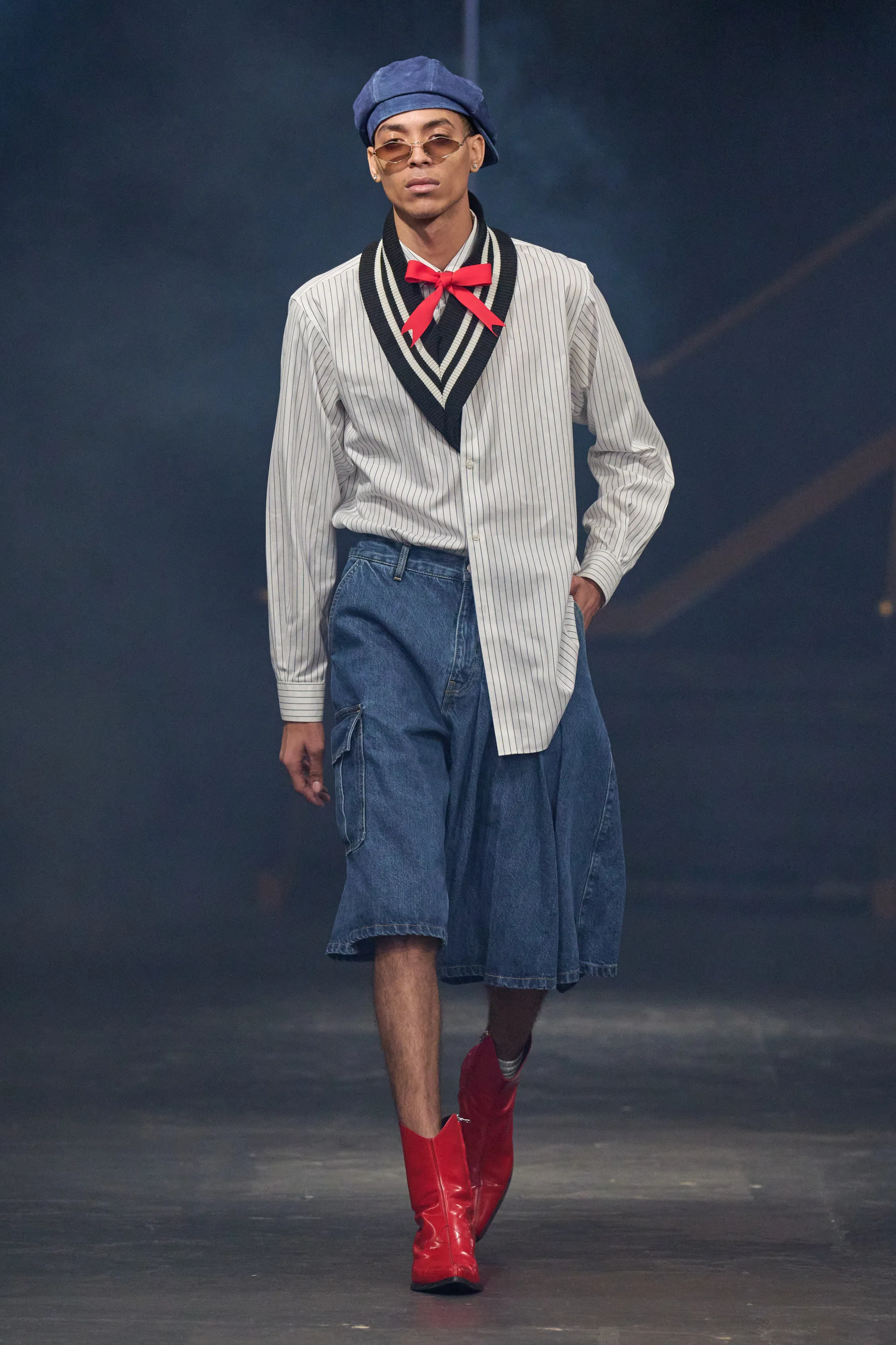 Romeo Hunte, spring 2027, runway reference photographed by Gorunway
